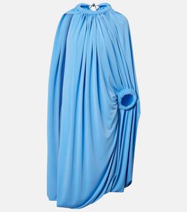 Coperni Coperni Caped draped smocked midi dress