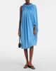 Coperni Coperni Caped draped smocked midi dress - 2