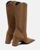 Coperni Coperni Cowboy suede knee-high boots - 4