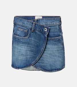 Coperni Coperni Denim wrap skirt