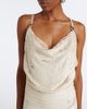 Coperni Coperni Draped open-back sequined maxi dress - 3