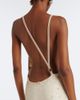 Coperni Coperni Draped open-back sequined maxi dress - 5