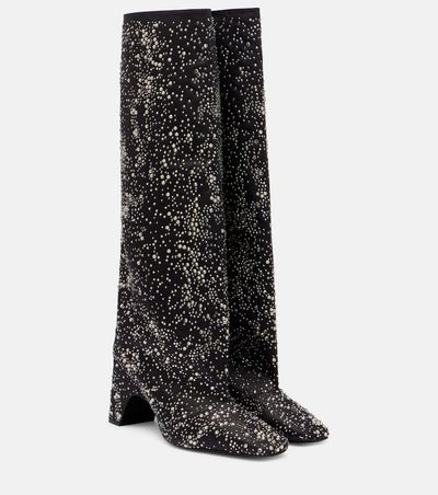 Coperni Coperni Embellished knee-high boots