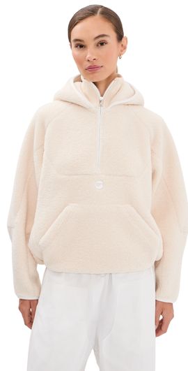 Coperni Coperni Faux Sherpa Hoodie White