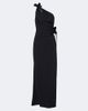 Coperni Coperni Floral-appliqué asymmetric cocktail dress - 1