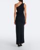Coperni Coperni Floral-appliqué asymmetric cocktail dress - 5