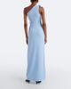 Coperni Coperni Floral-appliqué asymmetric jersey gown - 5