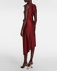 Coperni Coperni Floral-appliqué asymmetric midi skirt - 3