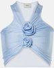 Coperni Coperni Floral-appliquÃ© crop top - 1