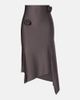 Coperni Coperni Floral-appliqué satin midi skirt - 1