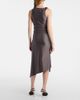 Coperni Coperni Floral-appliqué satin midi skirt - 3