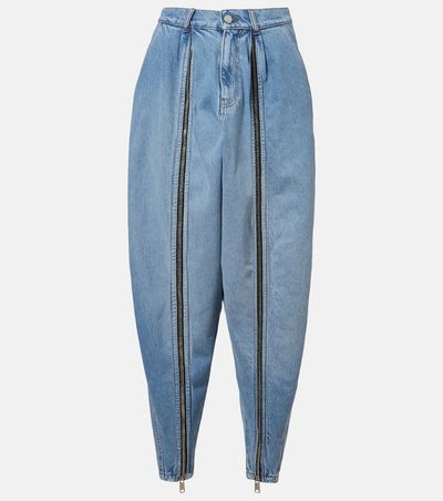 Coperni Coperni Front-slit balloon jeans