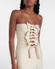 Coperni Coperni Gala tie-front jersey midi dress - 4