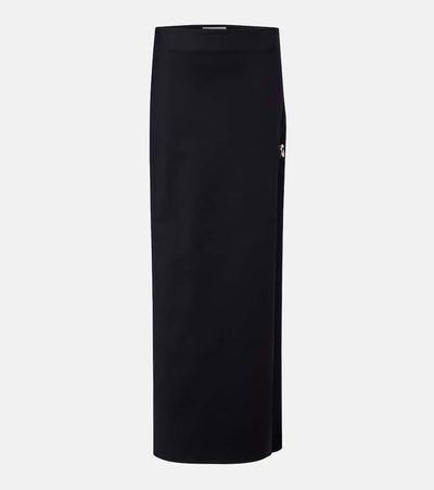 Coperni Coperni Garter cotton-blend jersey maxi skirt