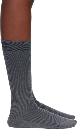 Coperni Coperni Gray Knit Socks