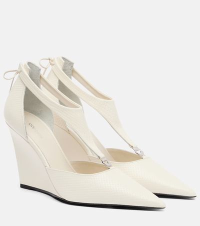 Coperni Coperni Leather wedge pumps