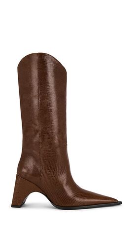 Coperni Coperni Lizard Print Cowboy Bridge Boot