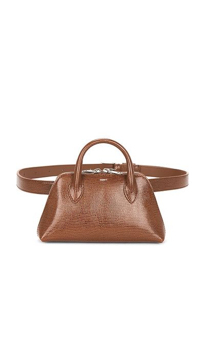 Coperni Coperni Lizard Print Duffle Belt Bag