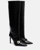 Coperni Coperni Logo leather knee-high boots - 1