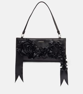 Coperni Coperni Logo satin clutch