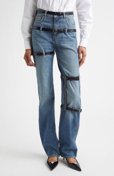 Coperni Coperni Multibelt Straight Leg Jeans