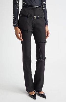 Coperni Coperni Multibelt Straight Leg Pants