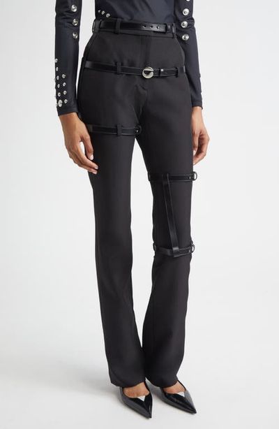 Coperni Coperni Multibelt Straight Leg Pants