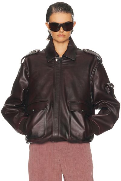 Coperni Coperni Oversized Leather Jacket