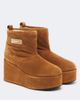 Coperni Coperni Shearling-lined suede wedge boots - 1