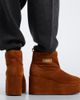 Coperni Coperni Shearling-lined suede wedge boots - 3