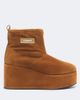 Coperni Coperni Shearling-lined suede wedge boots - 5