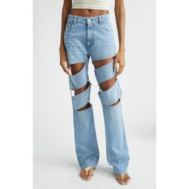 Coperni Coperni Spiral Straight Cut Jeans