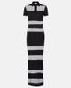 Coperni Coperni Striped shee-paneled maxi dress - 1