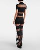 Coperni Coperni Striped shee-paneled maxi dress - 3