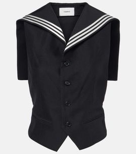 Coperni Coperni Striped vest