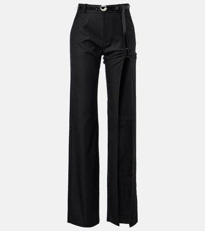 Coperni Coperni Suspended cutout belted wide-leg jeans