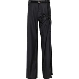 Coperni Coperni Suspended Leg Tailored Straight Leg Wool Pants