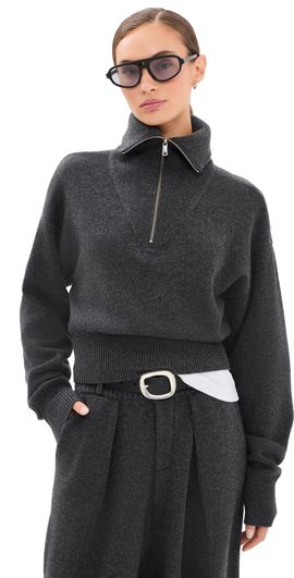 Coperni Coperni Truck Collar Sweater Grey