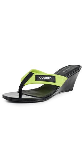 Coperni Coperni Wedge Sandals Green