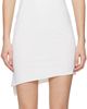Coperni Coperni White Asymmetric Flower Minidress - 1