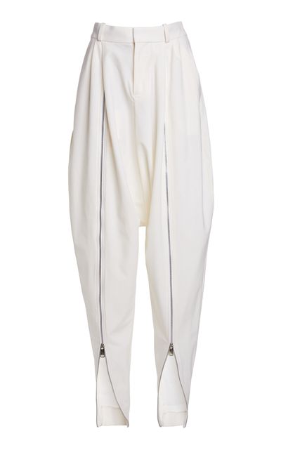 Coperni Coperni Wool DoubleZipped Sarouel Trousers