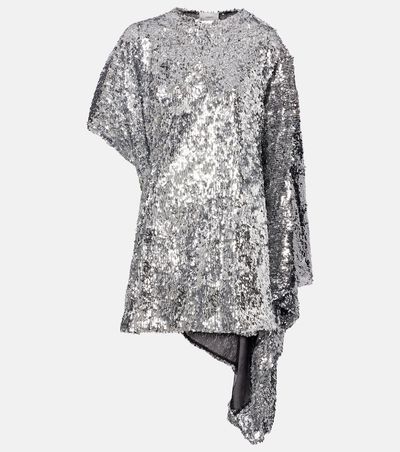 Coperni Coperni Zero Waste draped sequined minidress