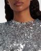 Coperni Coperni Zero Waste draped sequined minidress - 4
