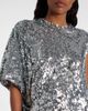Coperni Coperni Zero Waste draped sequined minidress - 5