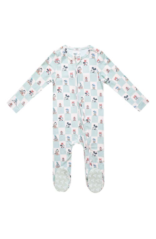 Copper Pearl Copper Pearl Mickey Mouse & Friends Zip-Up Footie Pajamas 