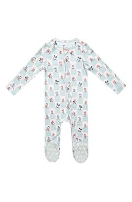 Copper Pearl Copper Pearl Mickey Mouse & Friends Zip-Up Footie Pajamas 