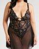Coquette Coquette Babydoll Chemise & Thong Set - 1