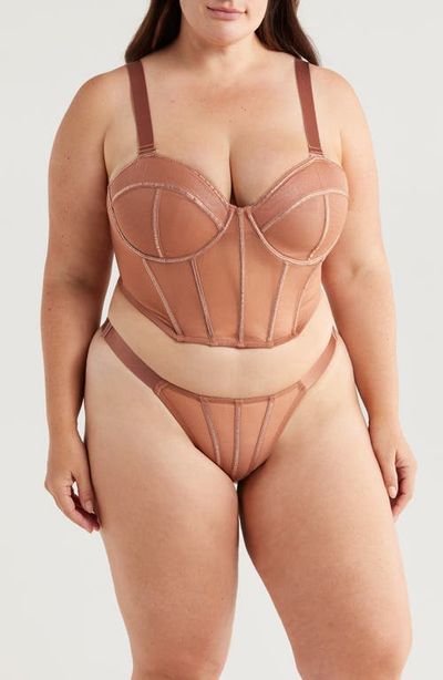 Coquette Coquette Bustier & Thong Set