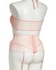Coquette Coquette Crop Halter Top, Garter Belt & G-String Thong - 2