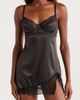 Coquette Coquette Ever After Stretch Satin Chemise - 1